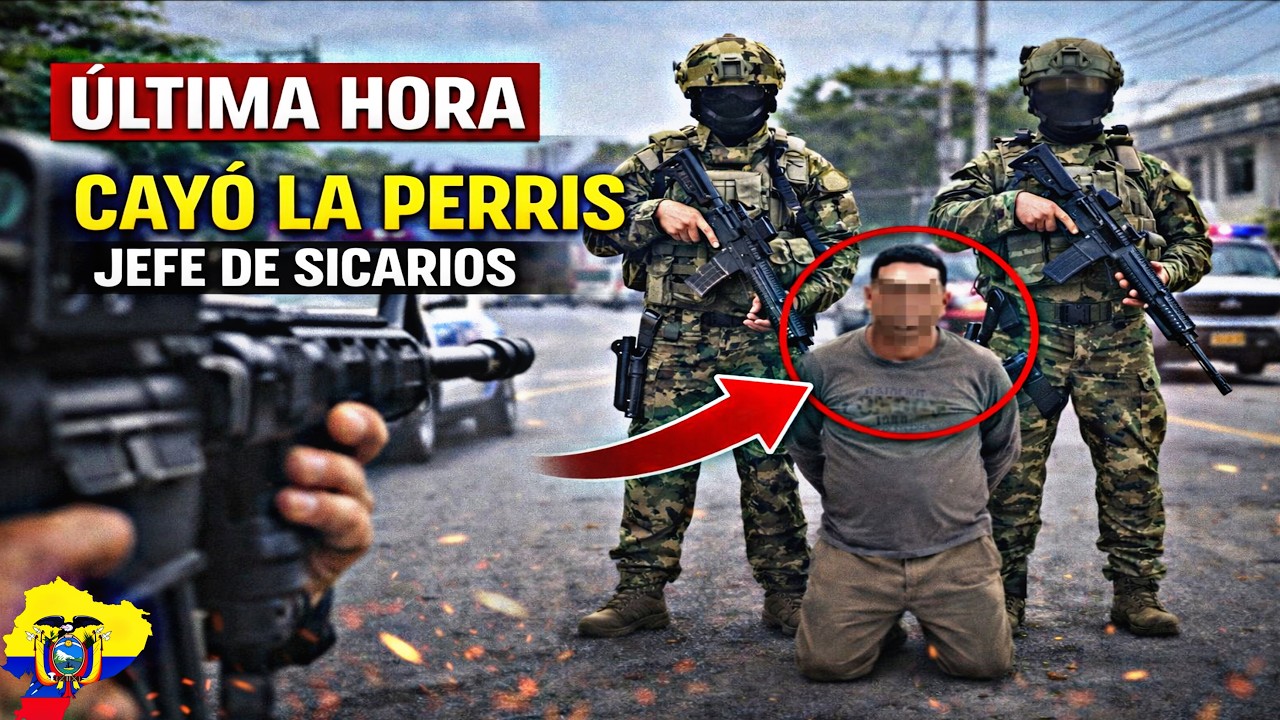🚨 ÚLTIMA HORA: Capturan a “la Perris”, jefe de sicarios de los Tiguerones en guayas