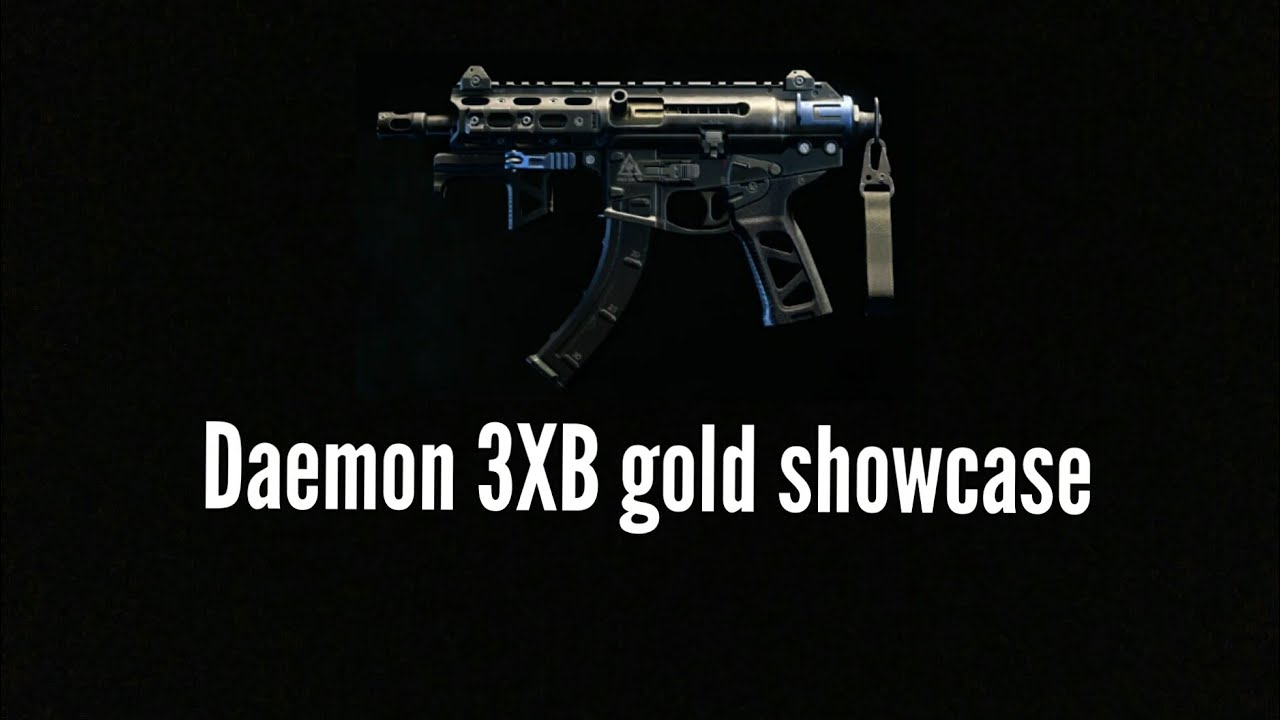 Daemon 3XB Gold Showcase (Black Ops 4)