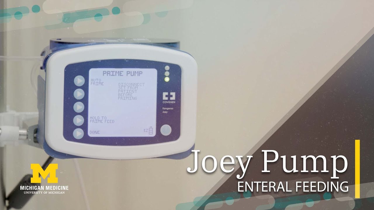 Joey Pump Enteral Feeding