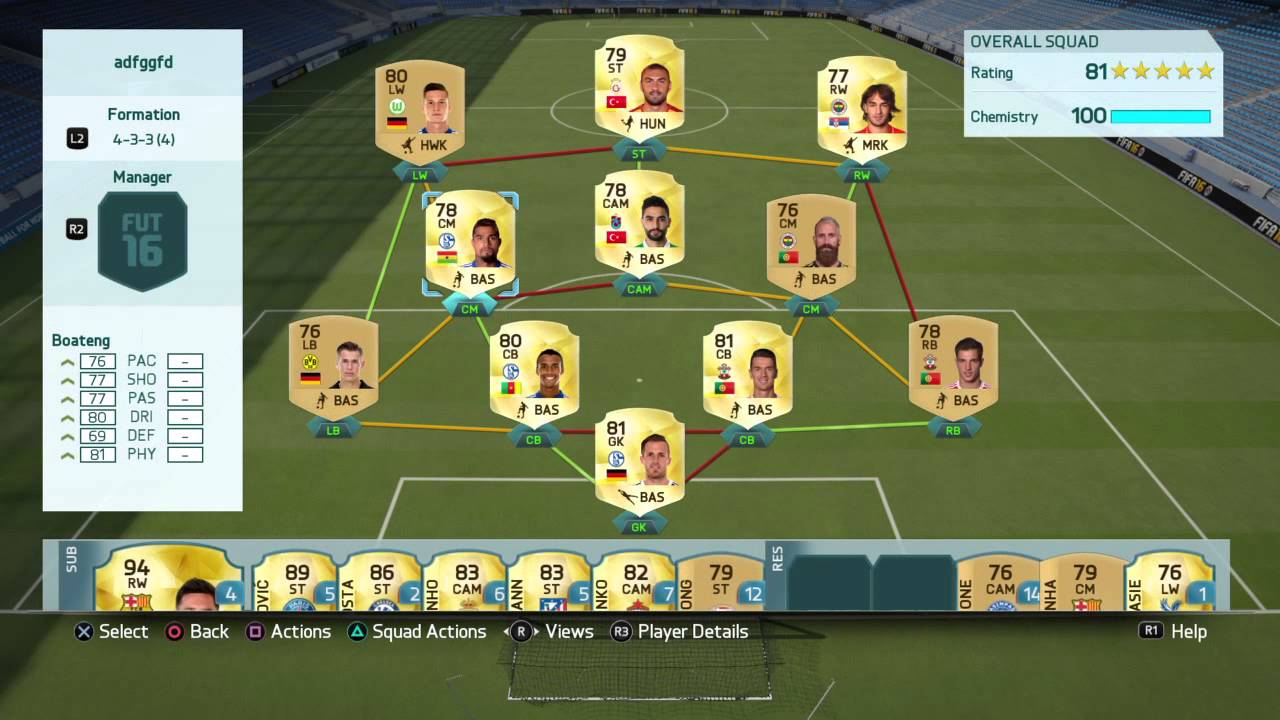FIFA 16 starter squad 20k hybrid