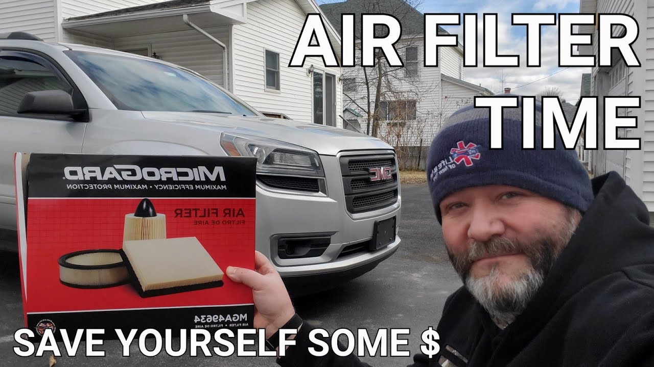 GMC Acadia Air Filter Replacement How To #diy #gmc #gmcacadia #airfilter