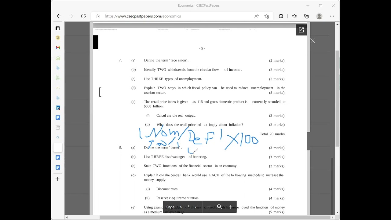 2016 Economics Paper 2 -Part 4