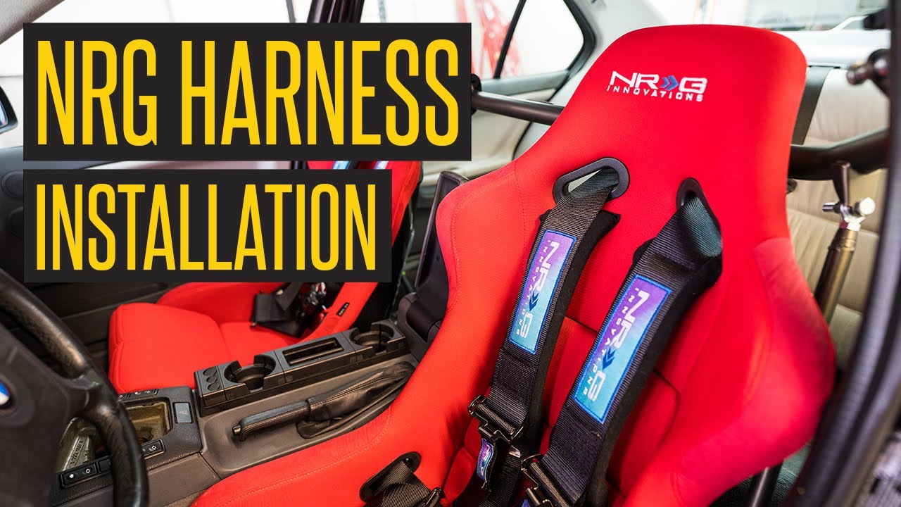 NRG Harness Bar & Harness Installation In BMW E36 Drift Car