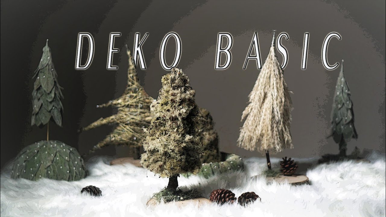 NATUR Deko Bäumchen 🌲 DIY Deko BASIC`s