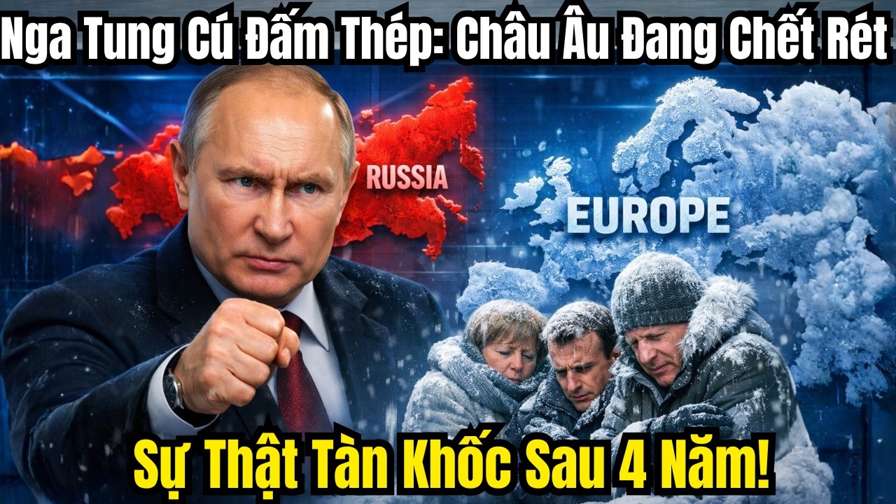 Nga Tung Cú Đấm Thép: Châu Âu Đang Chết Rét – Sự Thật Tàn Khốc Sau 4 Năm!
