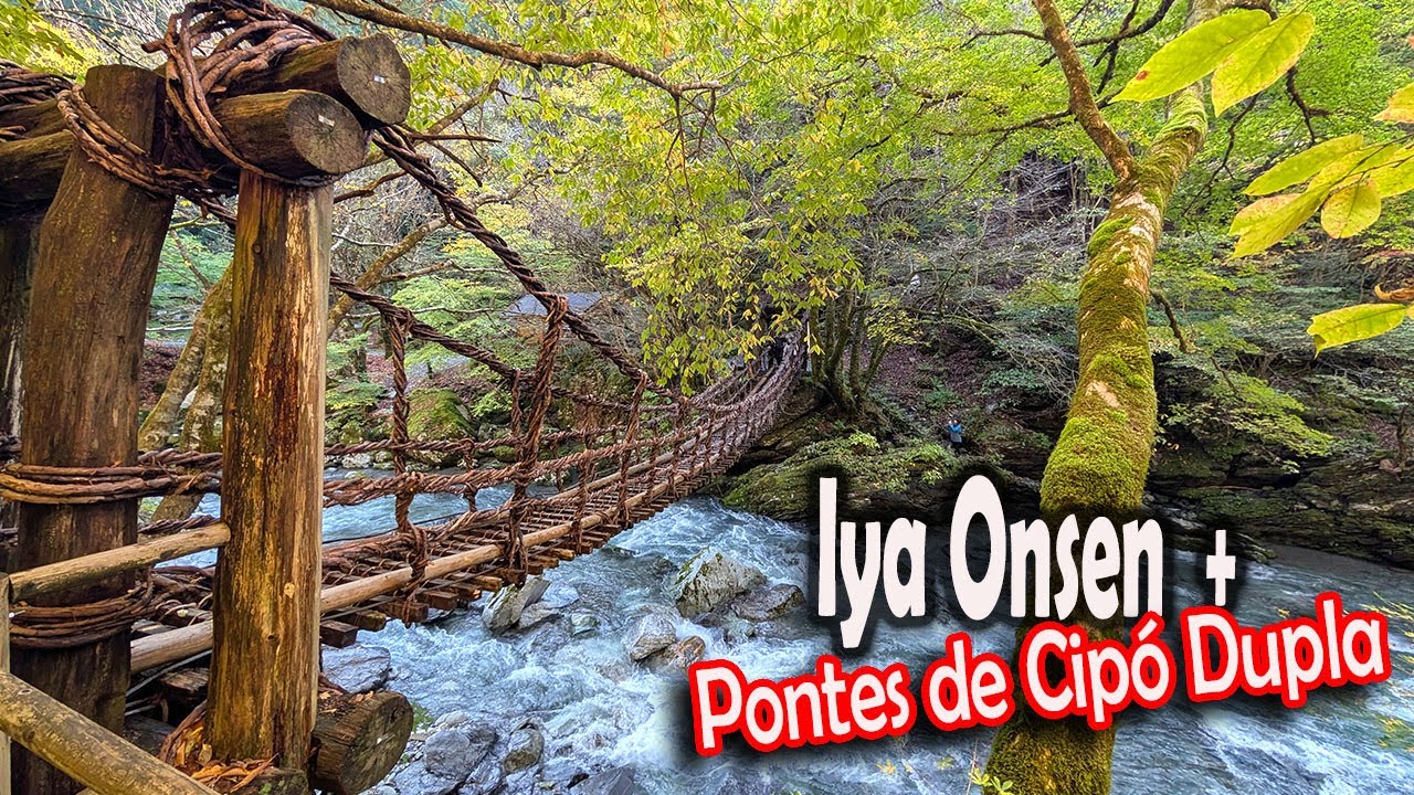 Pontes de Cipó e Águas Termais em Iya!