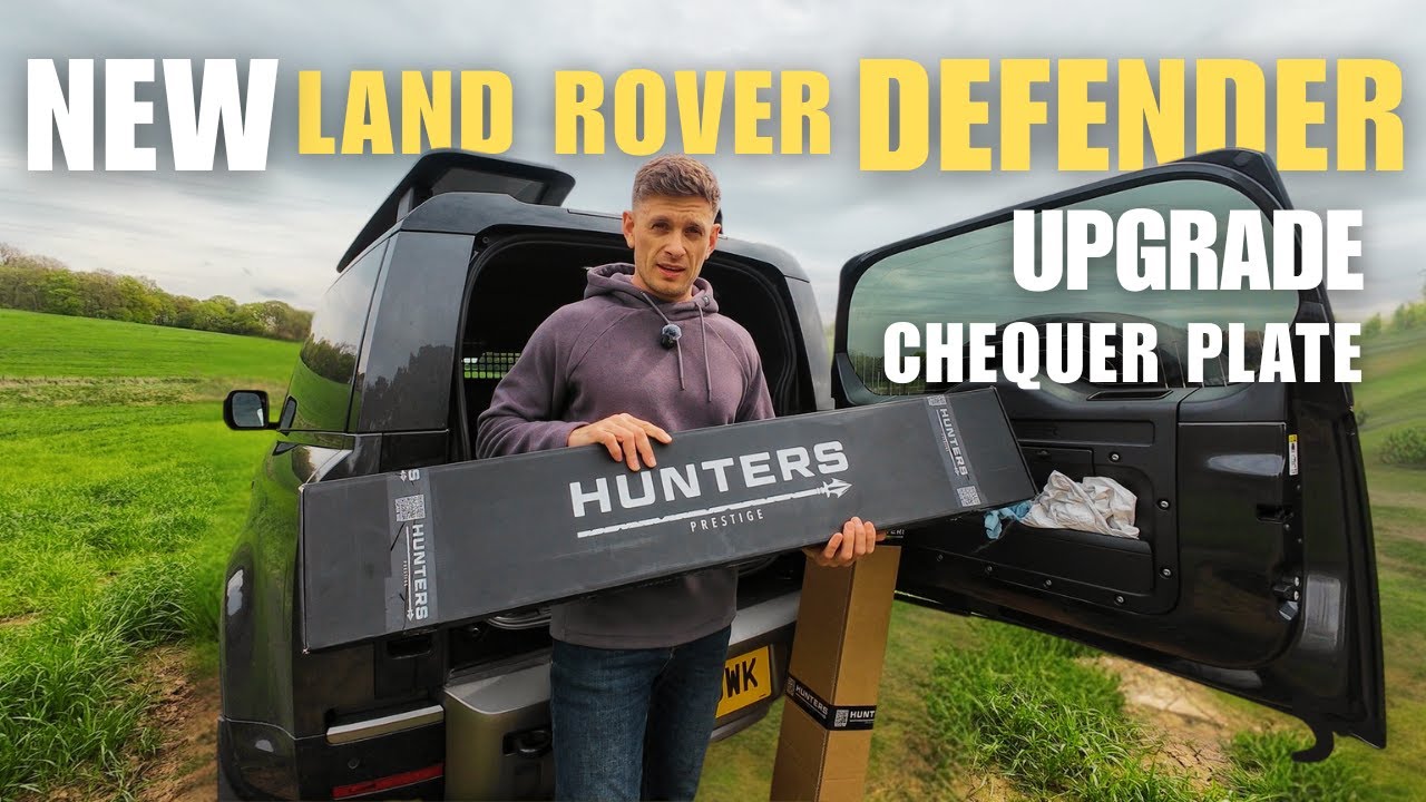 Установка рифленых номерных знаков HUNTERS на мой новый Land Rover Defender | Полное руководство ...