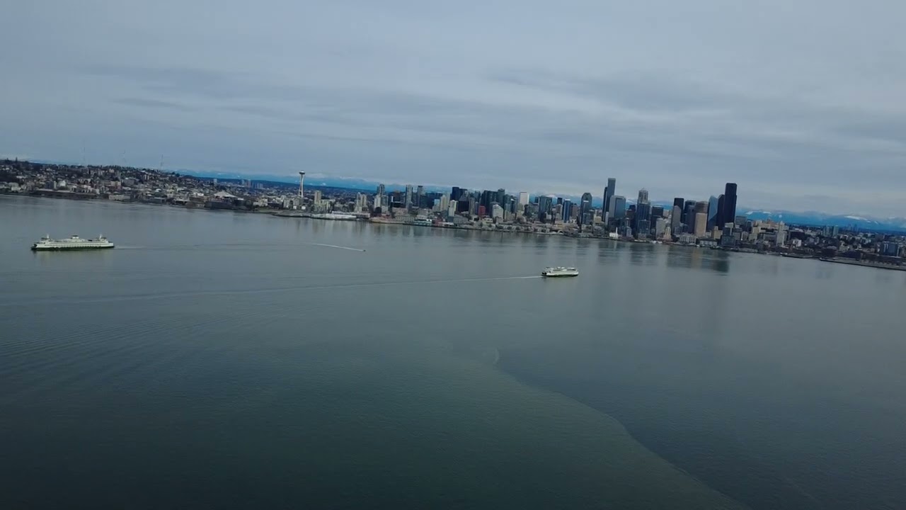 DJI Drone Footage Elliott Bay