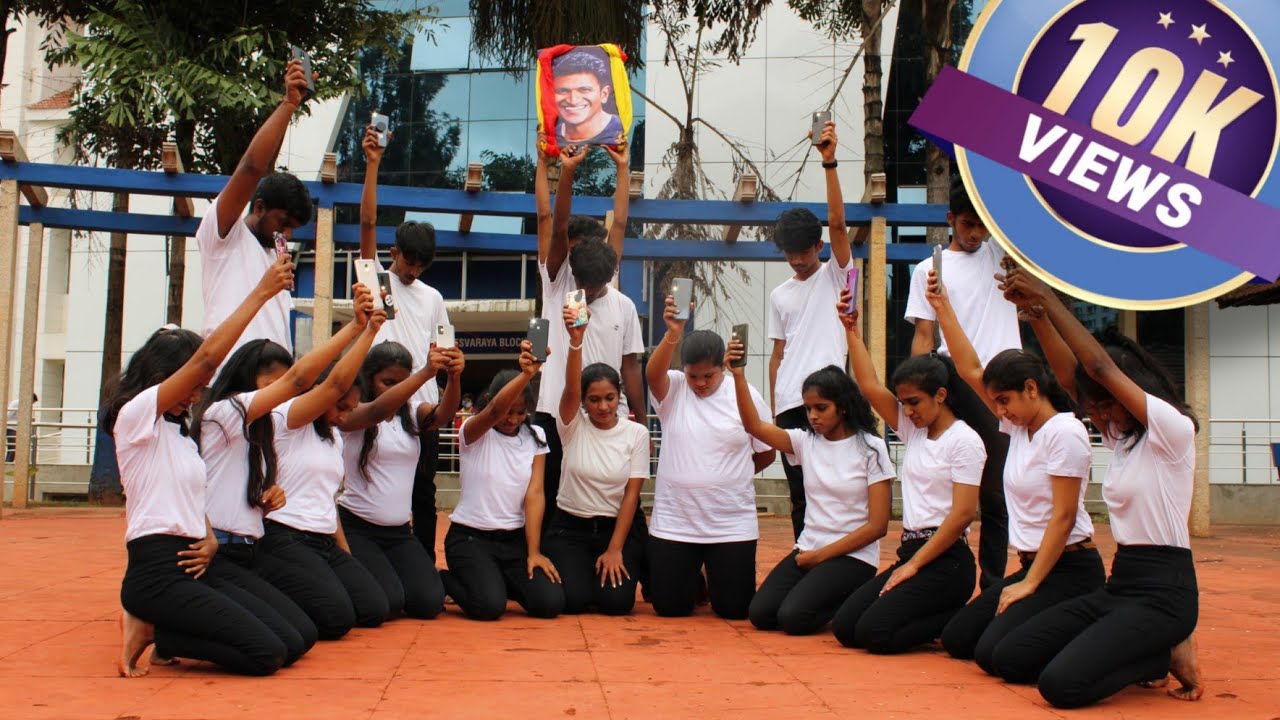 TRIBUTE TO PUNEETH RAJKUMAR BY COLLEGE STUDENTS/ RAJKUMAR TRIBUTE #dance #explore #puneethrajkumar