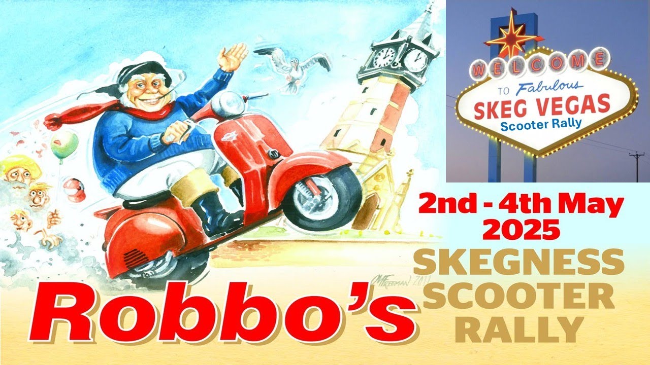 The Skegness Scooter rally 2025 🛵💨
