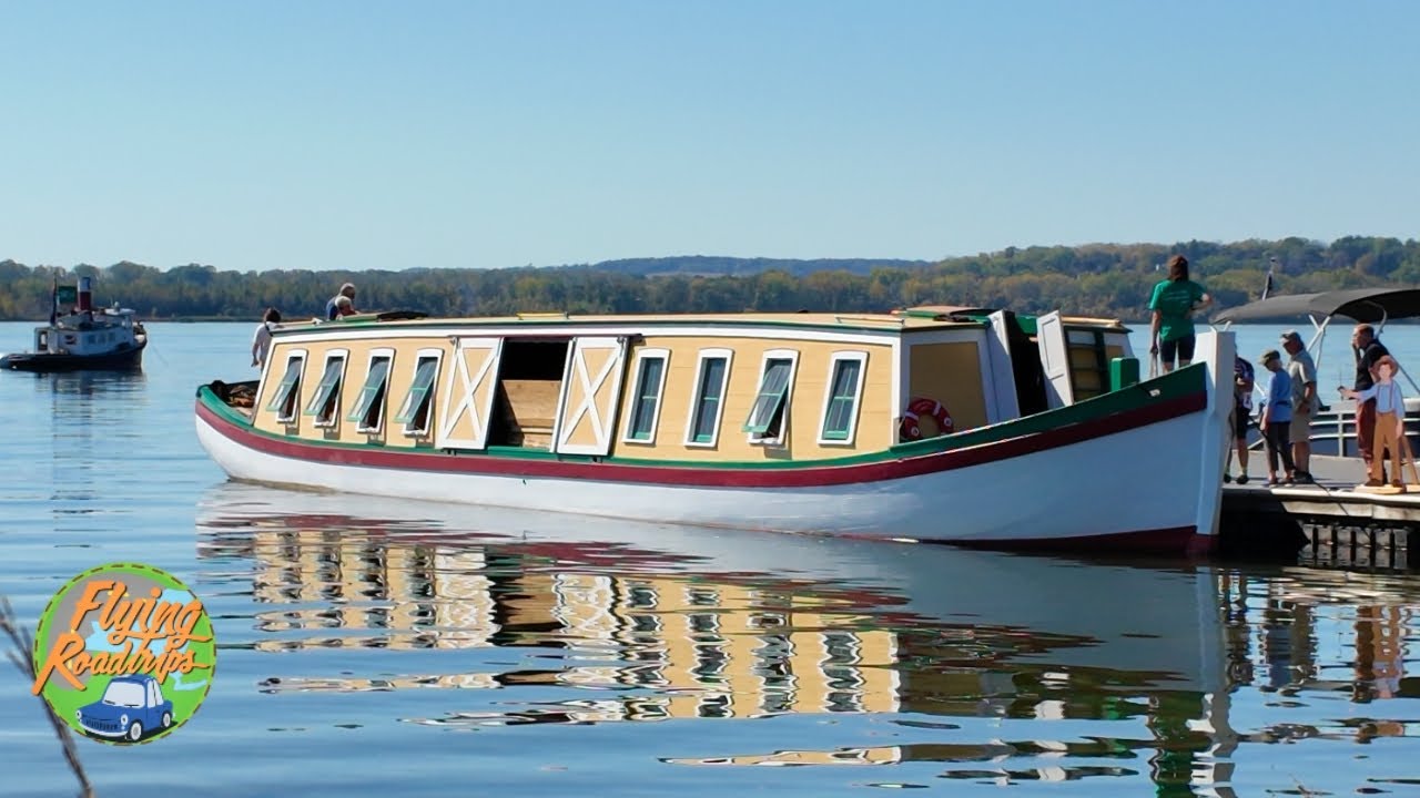 The REAL LIFE Seneca Chief canal boat docked in Liverpool!