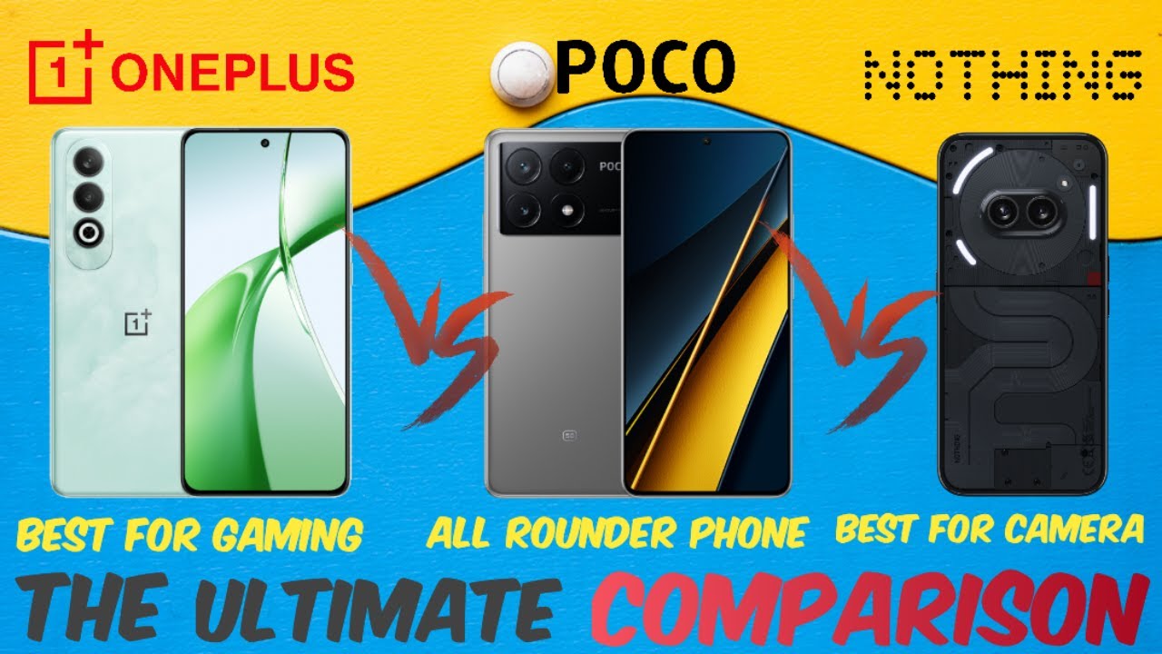 oneplus nord ce 4 vs nothing 2a vs poco x6 pro | #oneplusnordce4 #pocox6pro5g #nothingphone2a