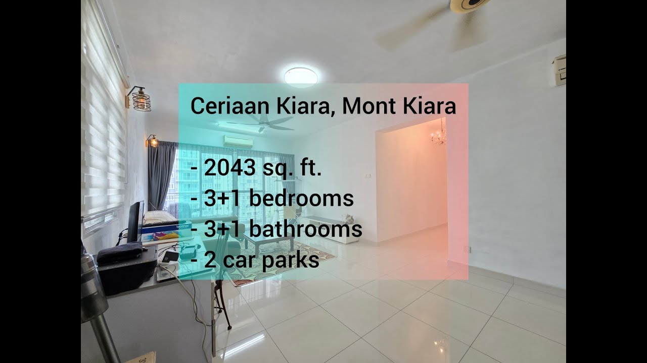 Ceriaan Kiara, Mont Kiara (For Sale) 2034 sqft