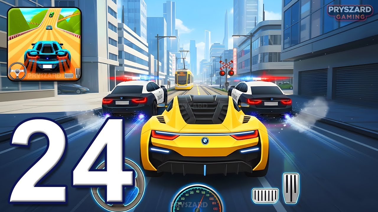 Car Race - Gameplay Walkthrough Part 24 - Level 22-32 (iOS, Android)