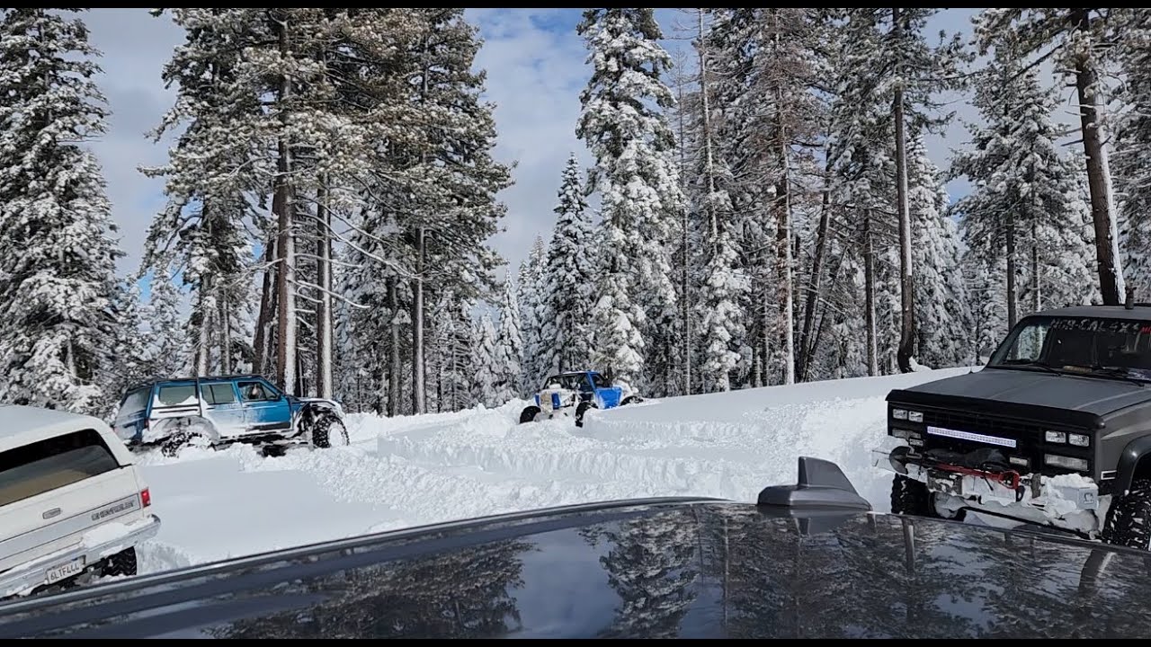 Mormon Emigrant Trail, Somerset, CA : Snow Wheeling part 2 #youtube #video #offroad #snow 2.3.24