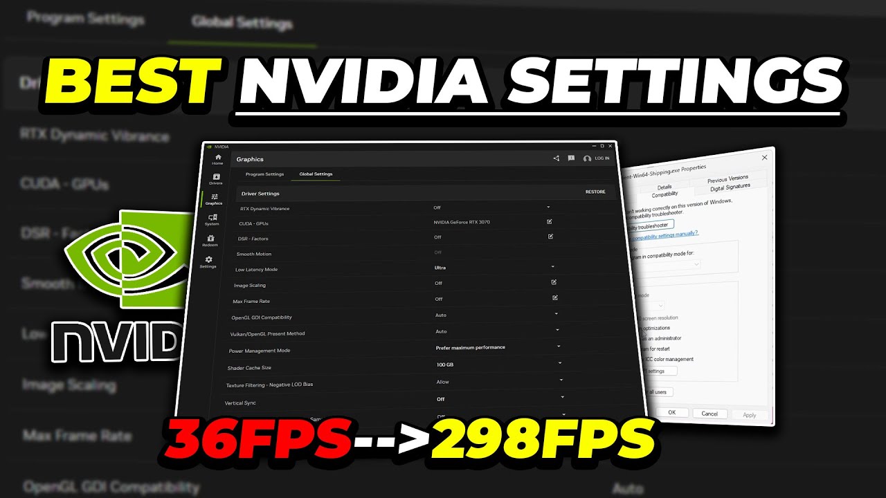 Best NVIDIA Control Panel Settings for MAX FPS (2025 Optimization Guide)