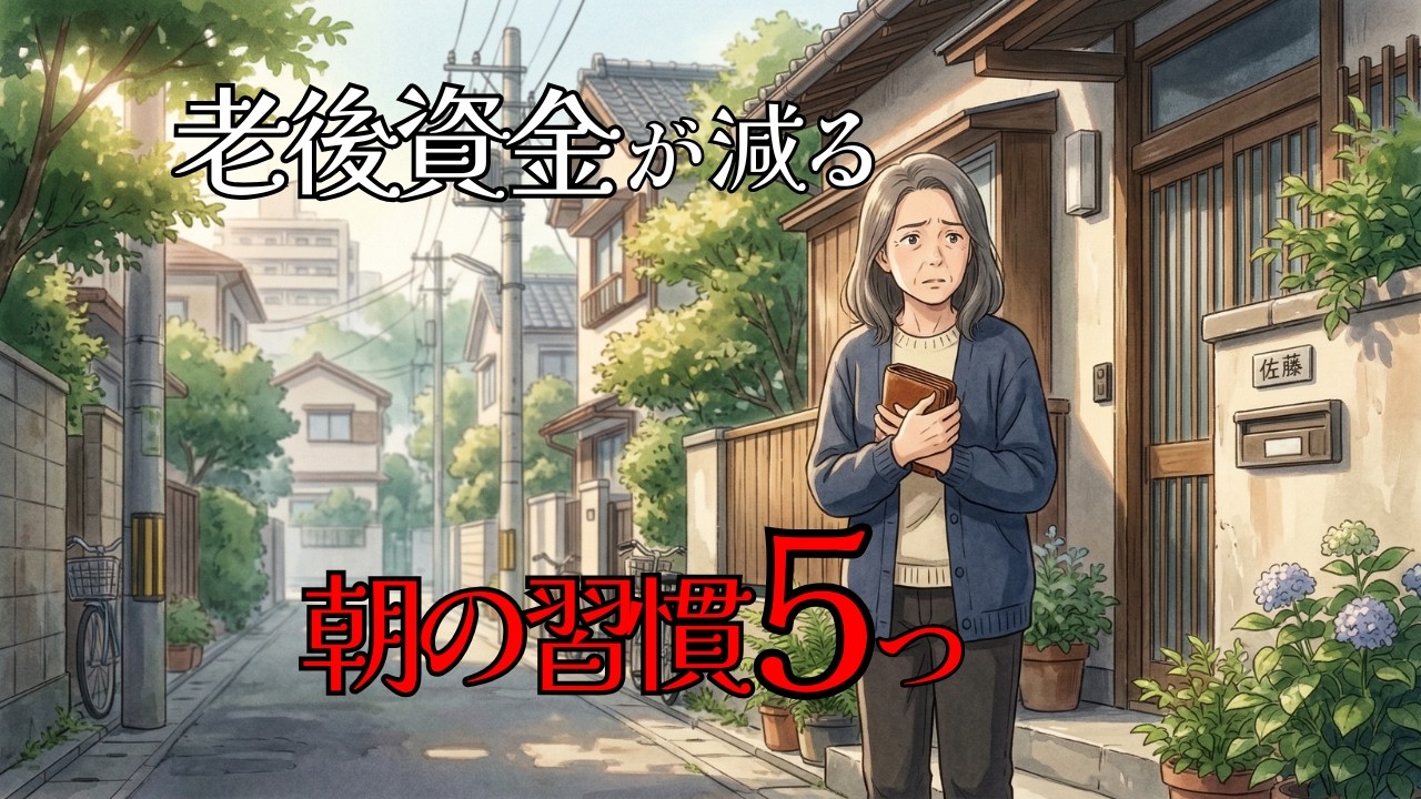 【警告】老後破産する朝の習慣