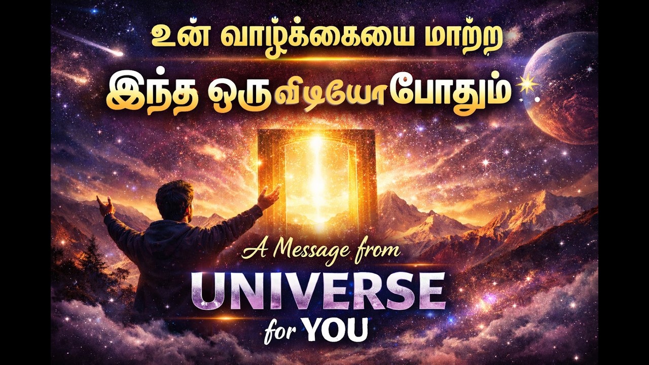 உன் வாழ்க்கையை மாற்ற இந்த ஒரு வீடியோ போதும் 🌠 | A Message from the Universe for You 🌌#motivation