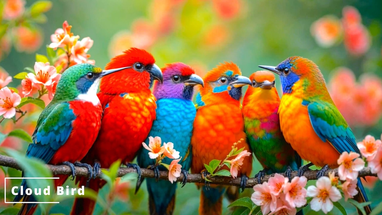 🌸 Most Colorful Spring Birds 4K | Vibrant Bird Cam & Bright Songbirds in Nature