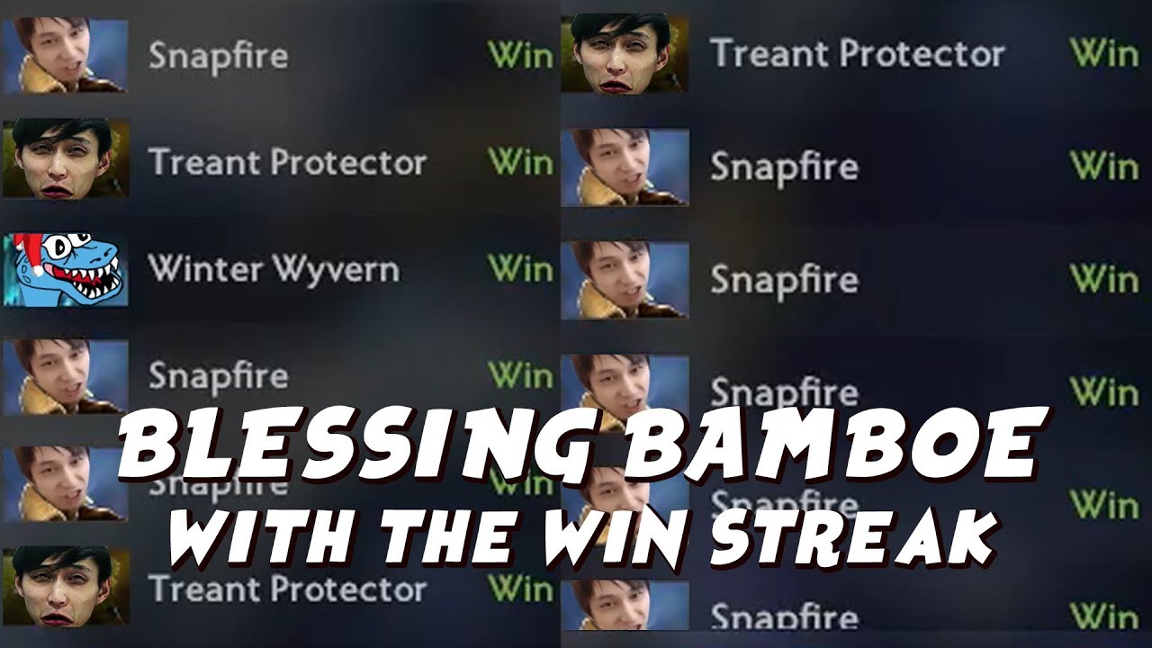 BLESSING BAMBOE WITH MY WIN STREAK (SingSing Dota 2 Highlights #1505)