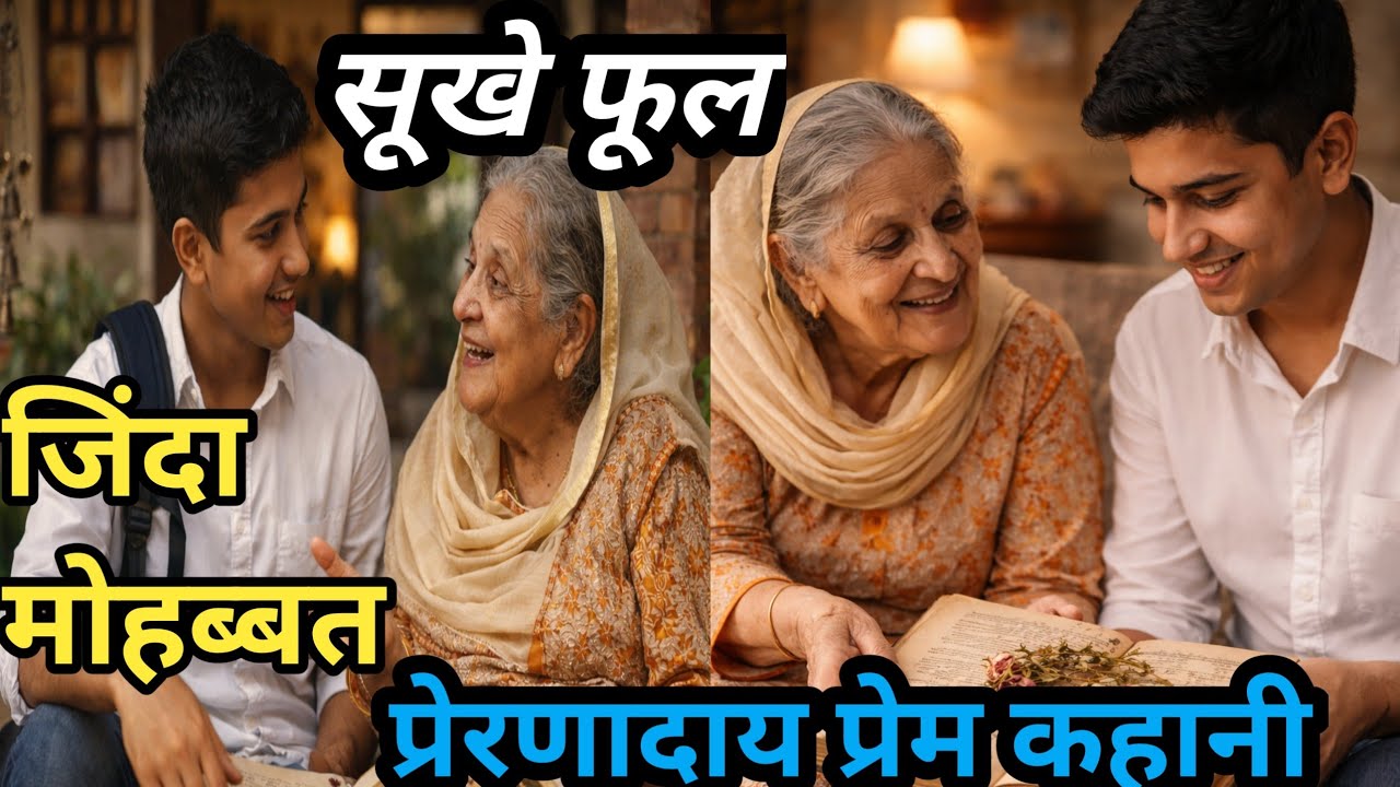 सूखे फूल,जिंदा मोहब्बत।।JINDA MOHABBAT।।#प्रेरणादायक कहानी,