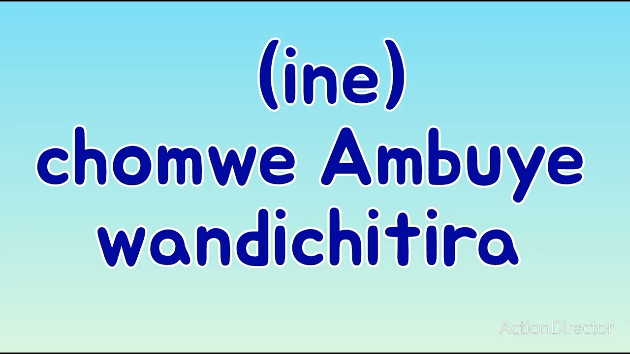 Bro. Lewis Bwanali_ Choyamikira (Official lyric video)