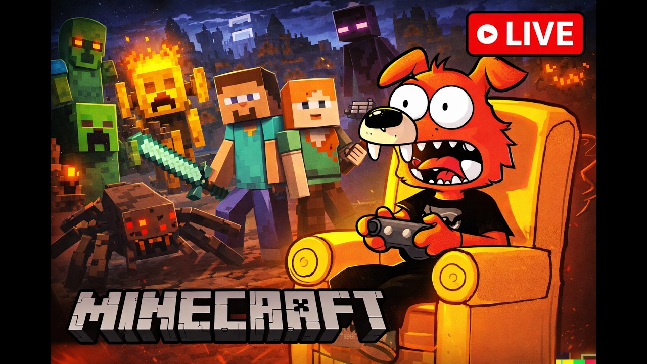 Haciendo base en el Server minelatino #minecraft #live