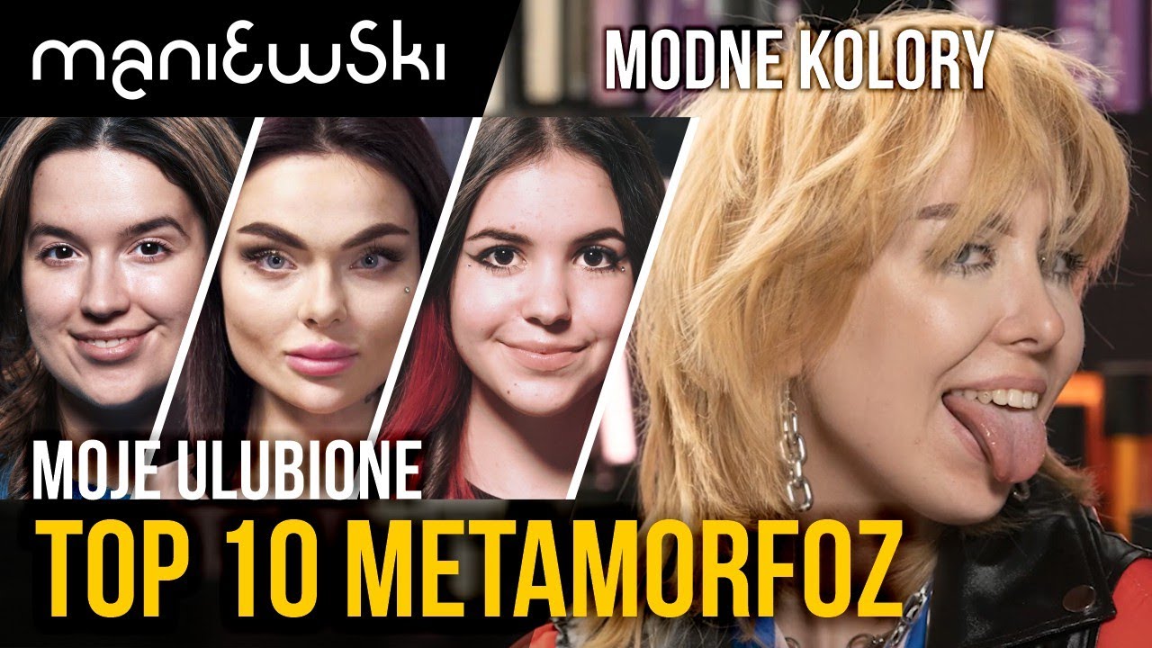 TOP 10 – ulubione metamorfozy włosów Macieja i najmodniejsze koloryzacje [MACIEJ MANIEWSKI]