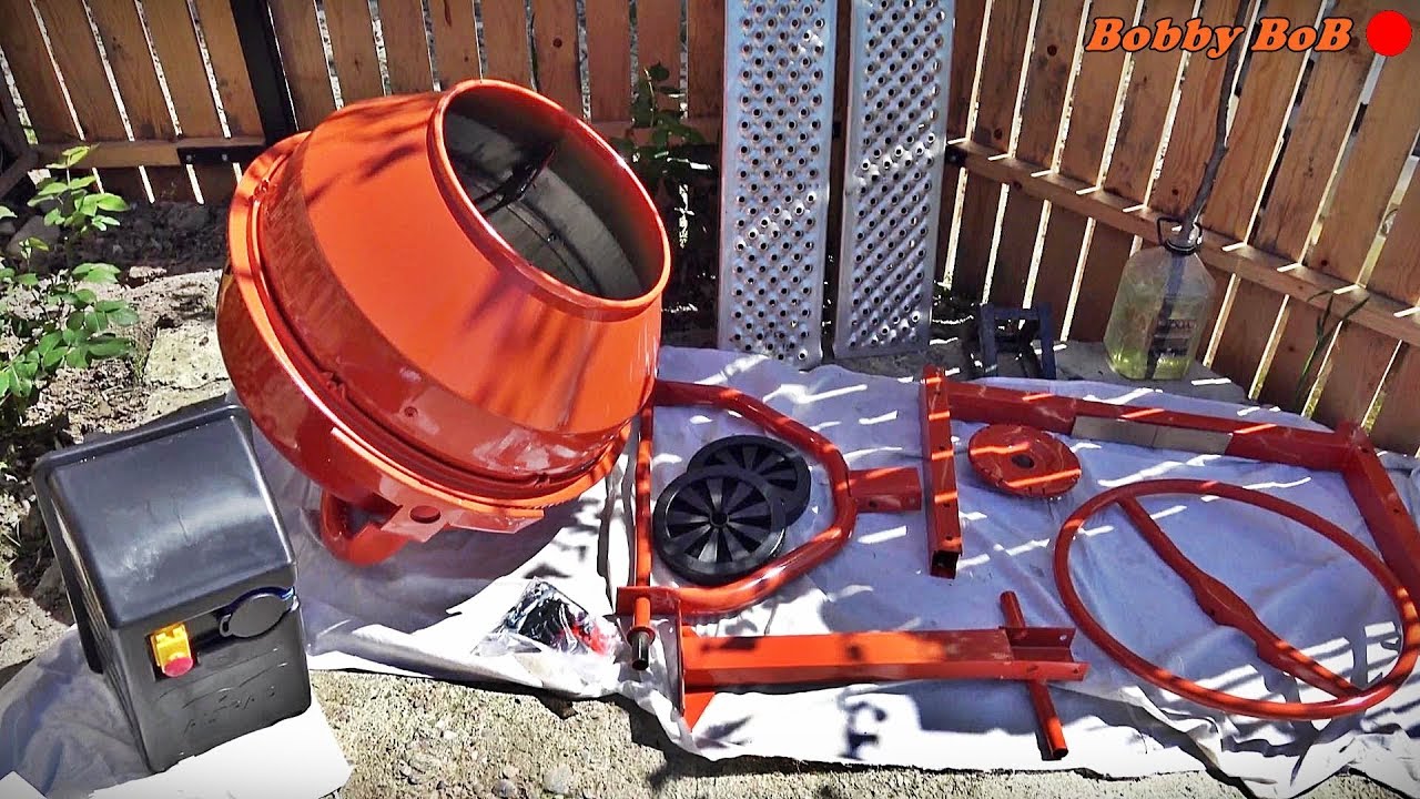 Betoniera Limex - TRANSPORT - UNBOXING - MONTAJ