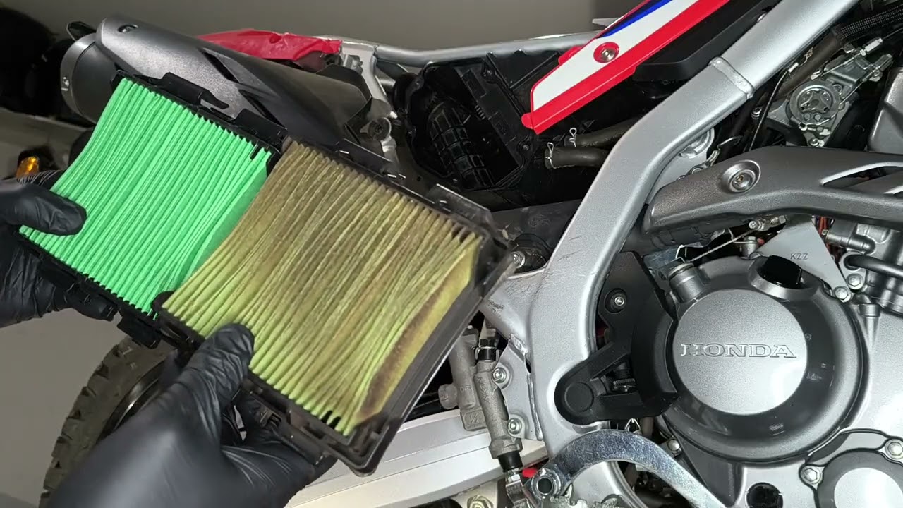 Honda CRF300L Air Filter Change and Thoughts