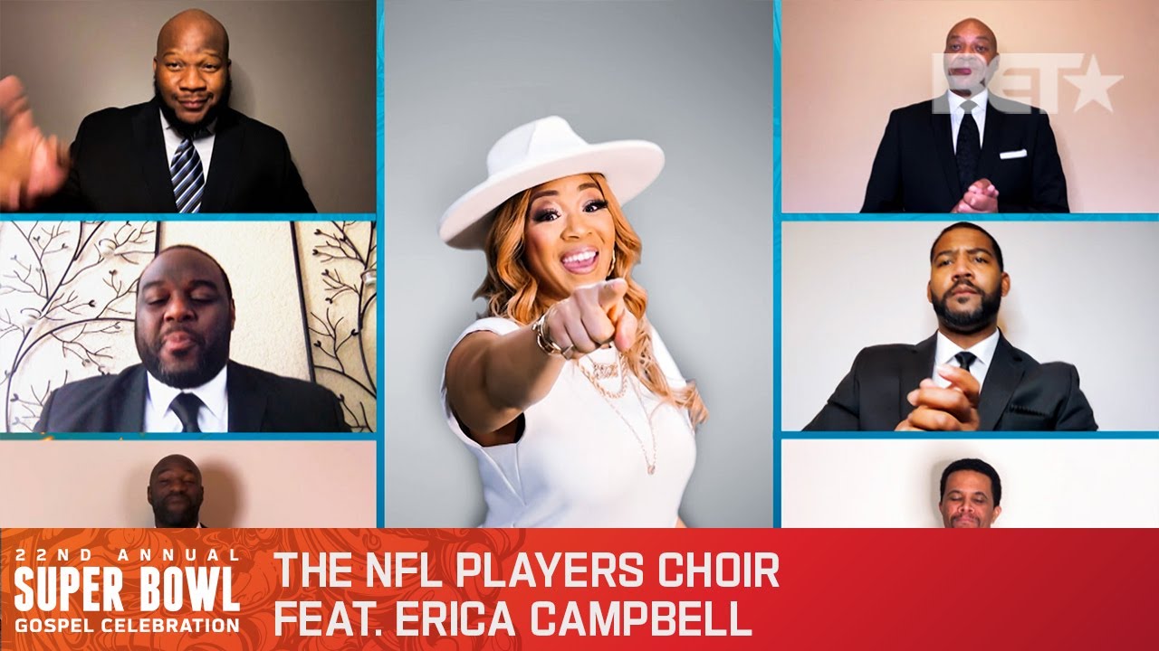 Erica Campbell & NFL Players Choir Perform 