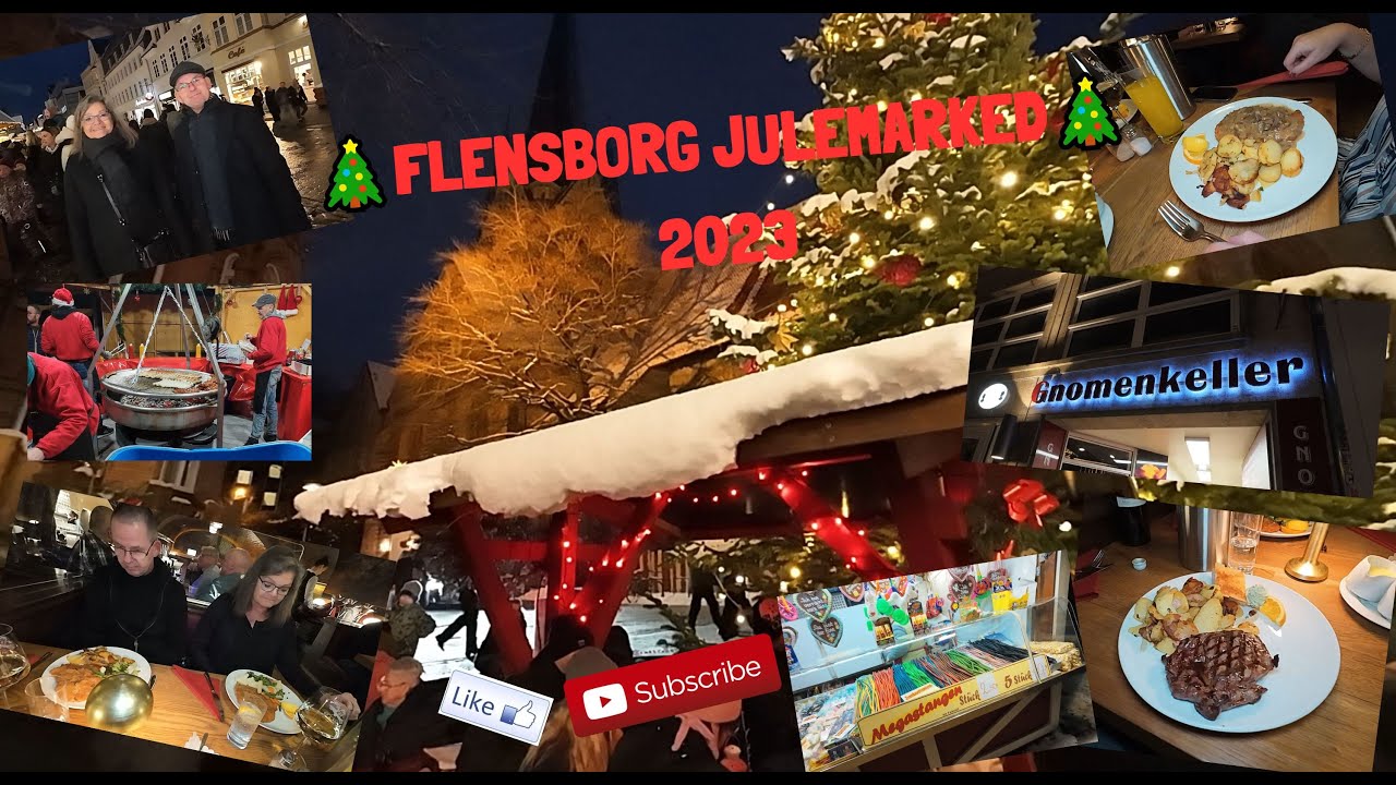 🎄KOM MED PÅ FLENSBORG JULEMARKED 2023🎄 EN TUR PÅ RESTAURANT GNOMENKELLER MED JAN OG TENNA FRA ÅRHUS