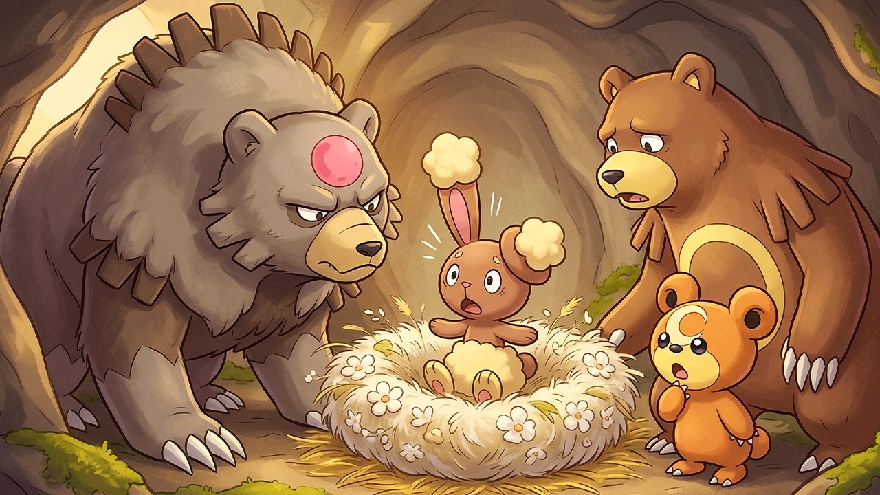Buneary and the Three Bears | Pok&eacute;mon Bedtime Story for Kids | A Moral Tale