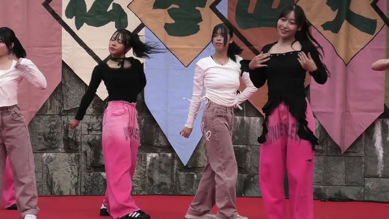 魅力溢れるダンス　高松南高校ダンス部    第３０回高松秋祭り仏生山大名行列　　