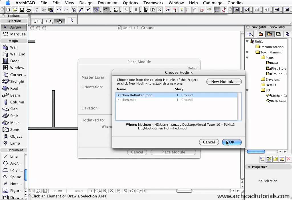 ArchiCAD - Modules and Hotlinked Modules