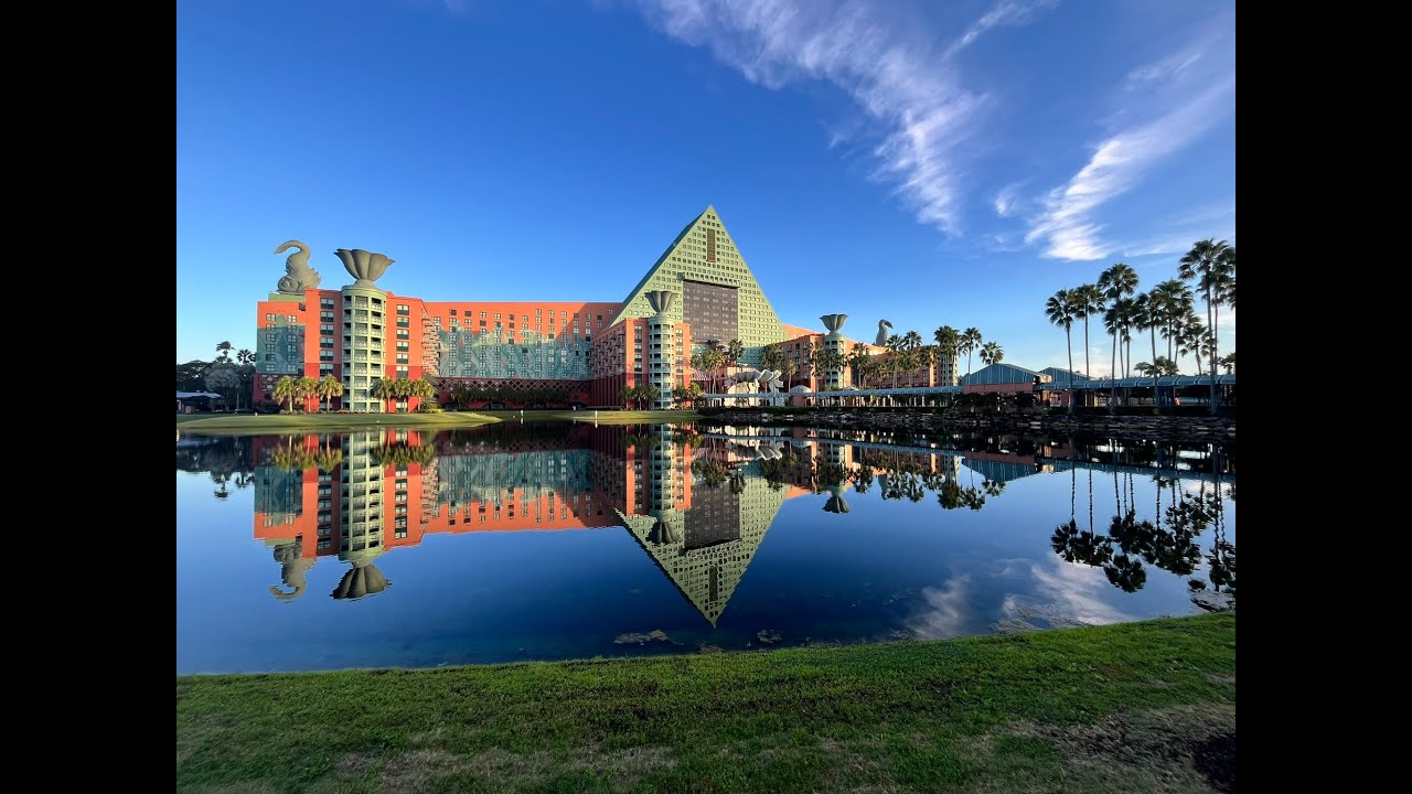 Walt Disney World Dolphin resort!  Full Tour including room.  Incredible location!