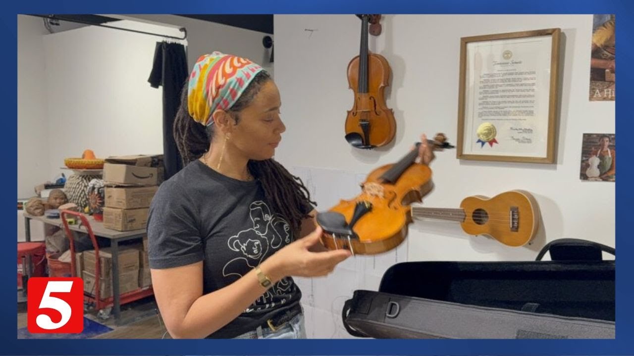 Nashville woman makes history as first recorded Black female violin maker in U.S.