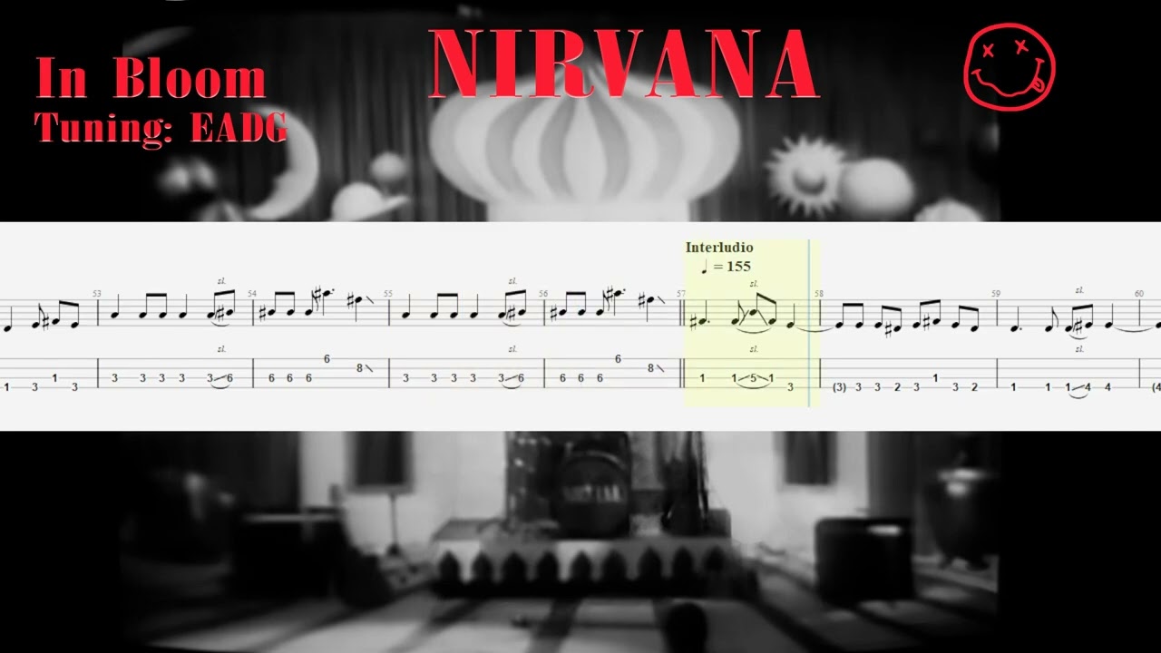 Nirvana - In Bloom Guitar Backing Track