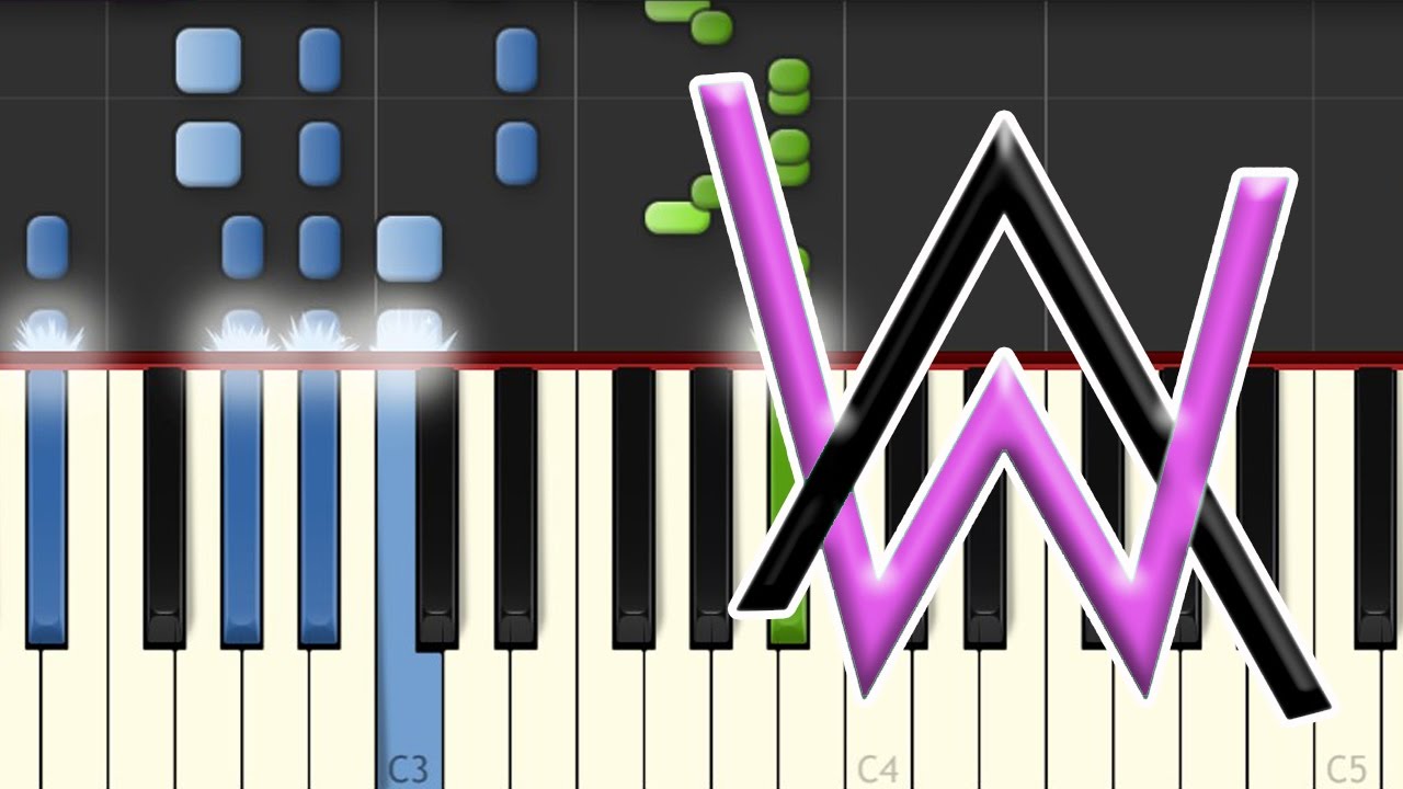 Fade / Alan Walker / Piano Tutorial / Notas Musicales