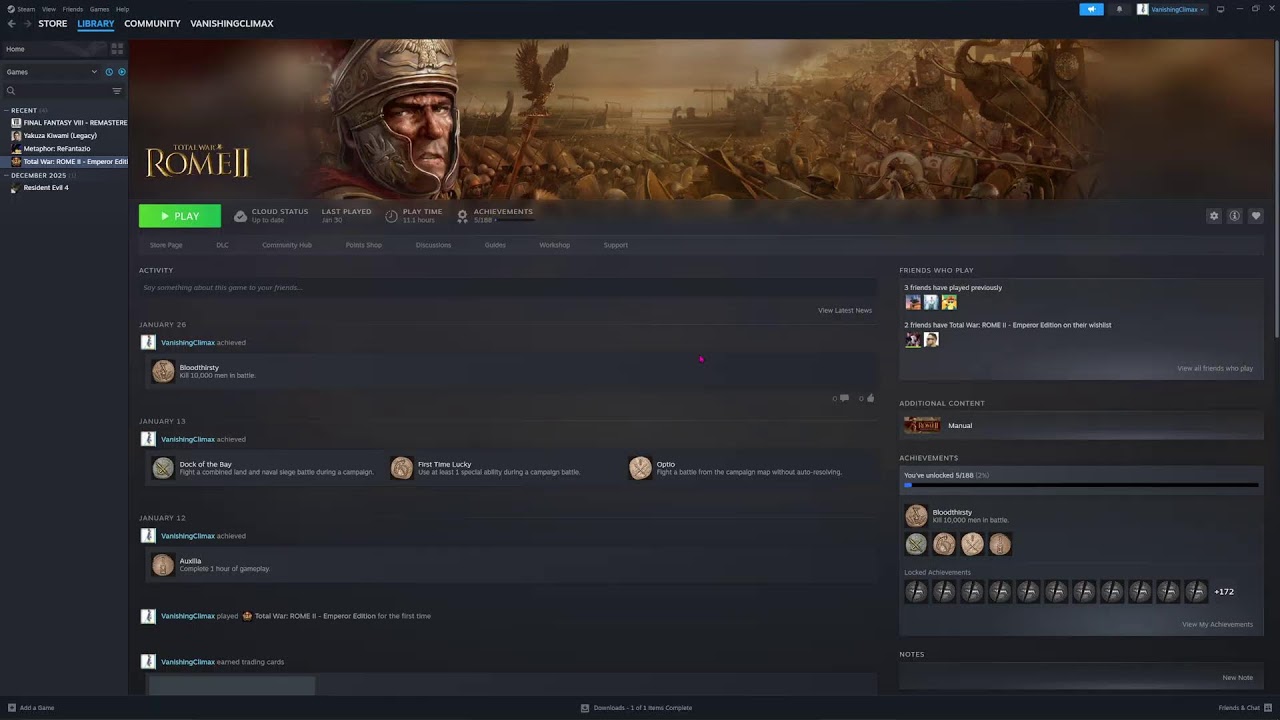 Total War Rome II🔴Read Guide: A Deeper Dive into Rome II's 32bit engine on modern PC's🔥Super Lit!