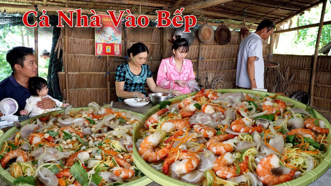 Thu Hoạch Xoài Làm Gỏi Xoài Tôm Thịt Tai Heo Gì Mới Đúng Chuẩn Miền Tây  - Ẩm Thực Đồng Quê | KBMQ