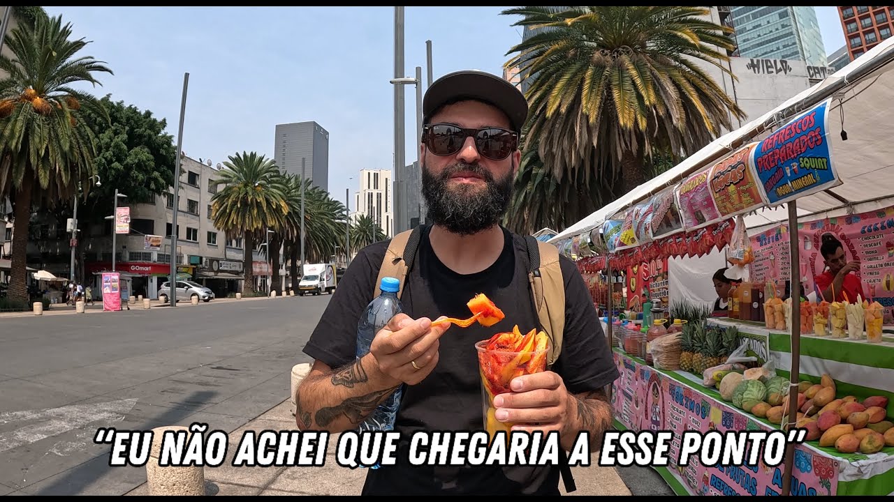 PROVANDO COMIDAS DE RUA NO MÉXICO (versão vegana)