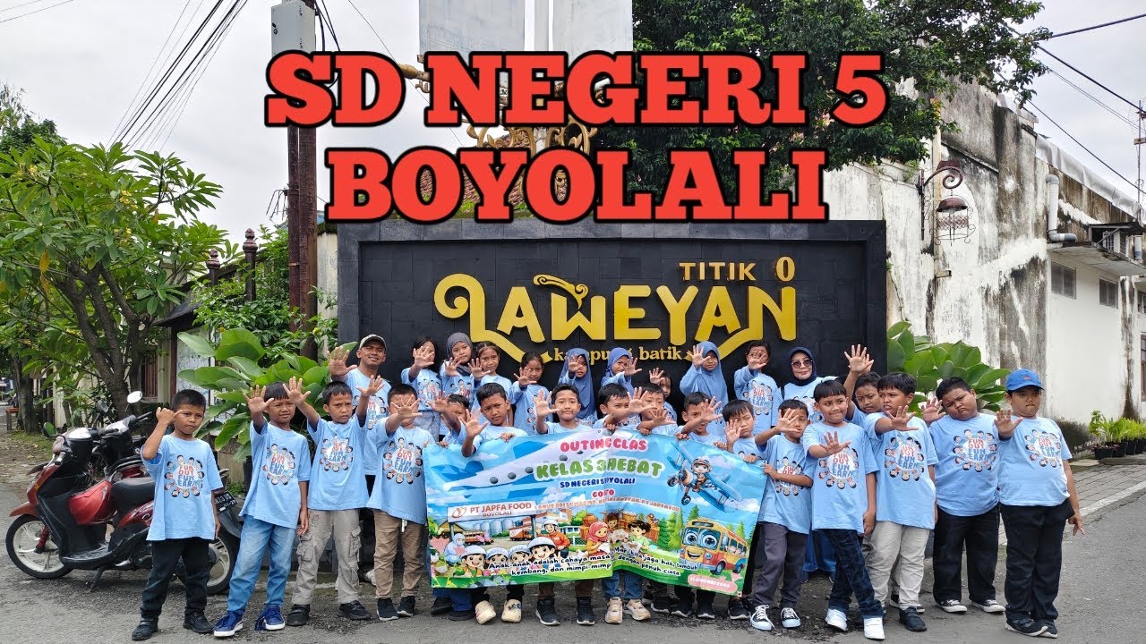Cara membatik untuk Pemula SDN 5 Kabupaten Boyolali