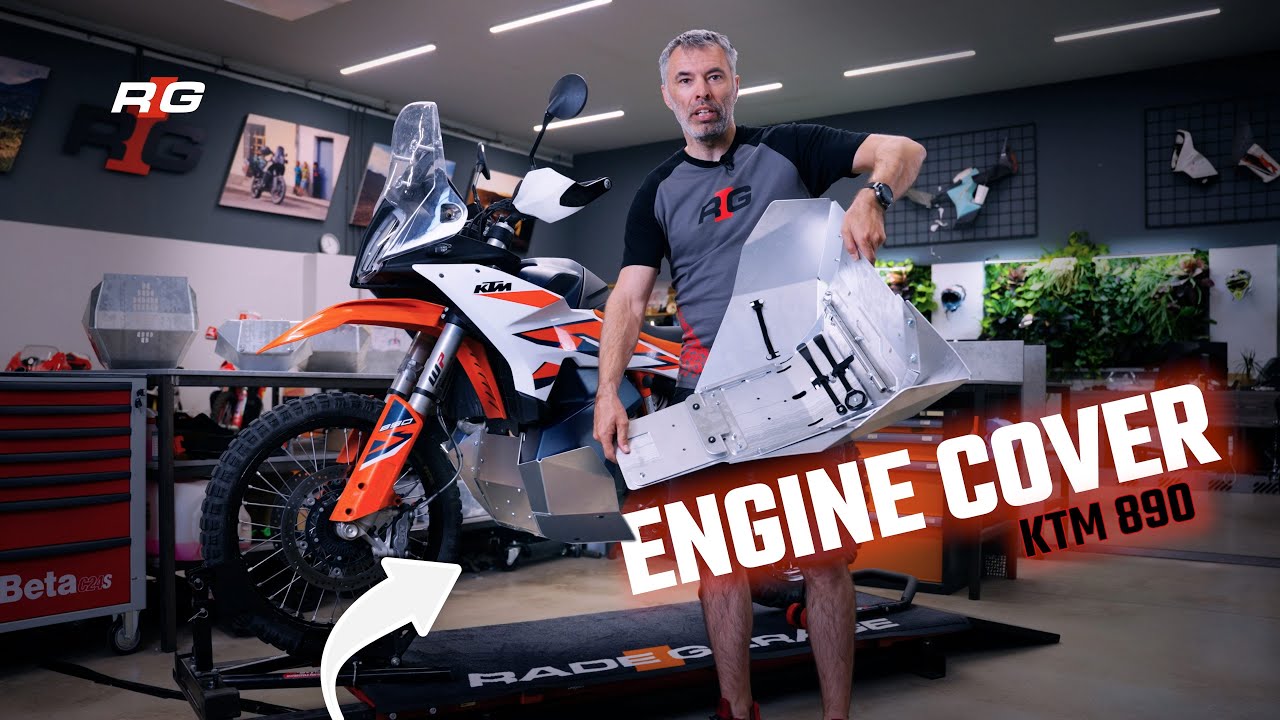 Skid plate and tank protection for KTM 790/890 Adventure by RADE/GARAGE