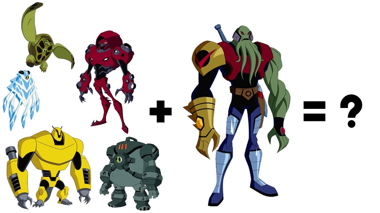 Ben 10 Andromeda Aliens + Vligax Fusion video 