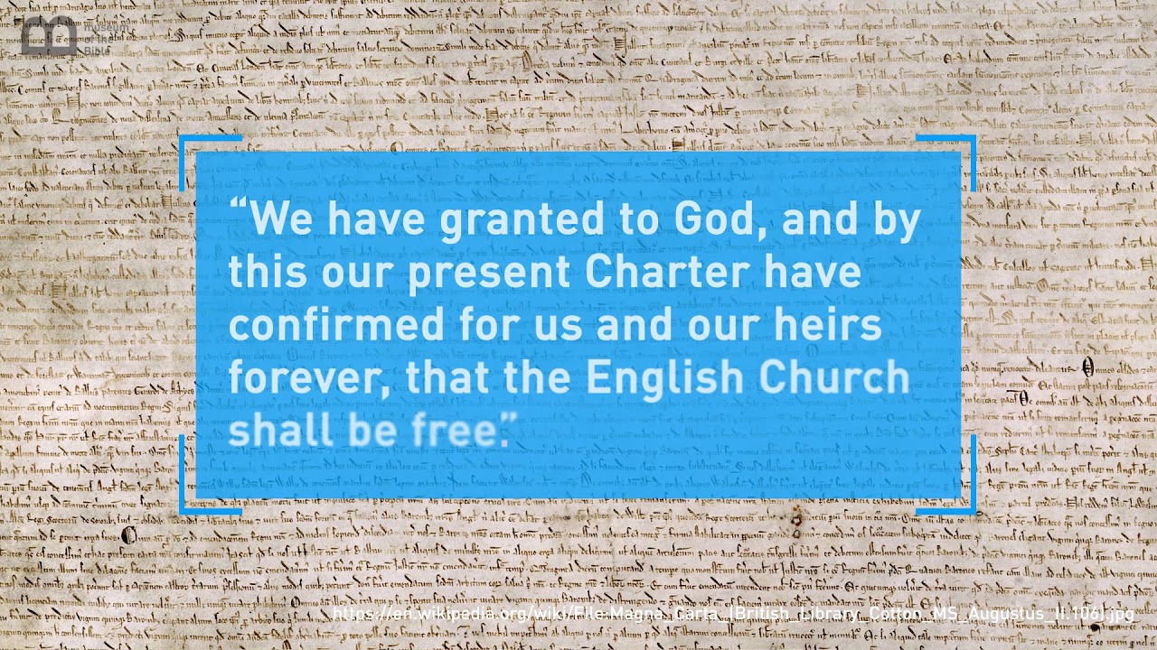 Book Minute: The Magna Carta and Rights of the Church