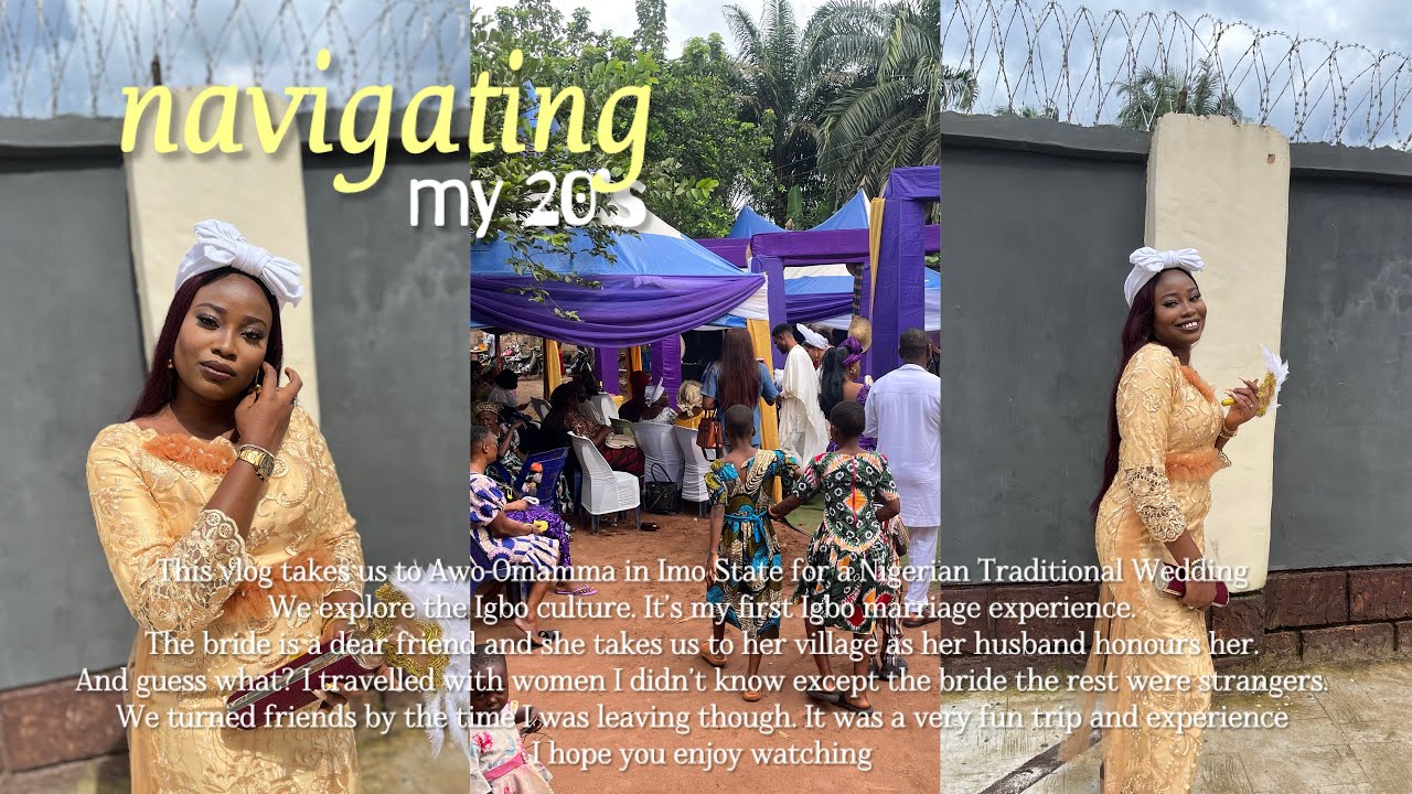 My First Igbo Traditional Wedding Experience! 🇳🇬✨ | Traveling to Awo-Omamma, Imo State
