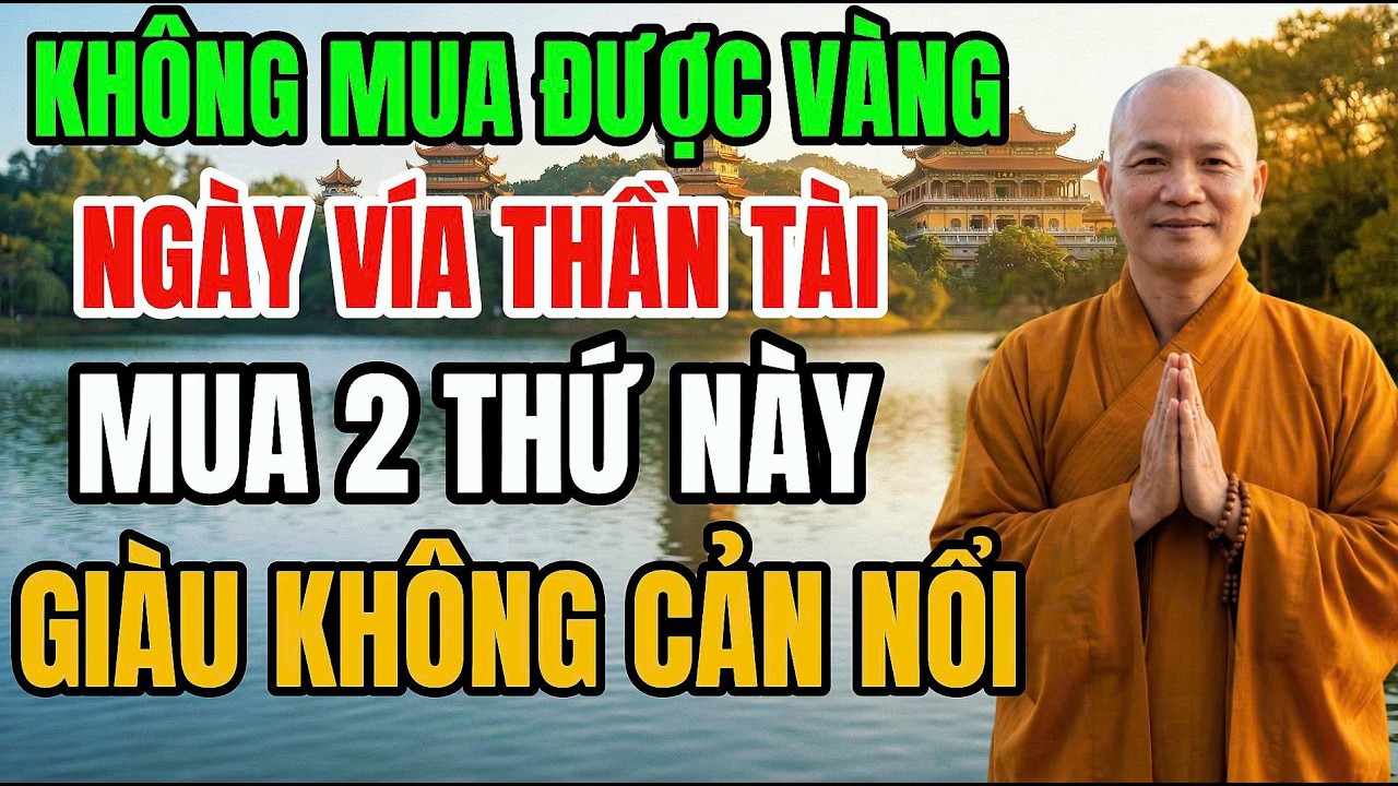 Không Mua Được Vàng Ngày Vía Thần Tài: Hãy Mua 2 Thứ Này Tiền Về Như Thác, May Mắn Cả Năm.