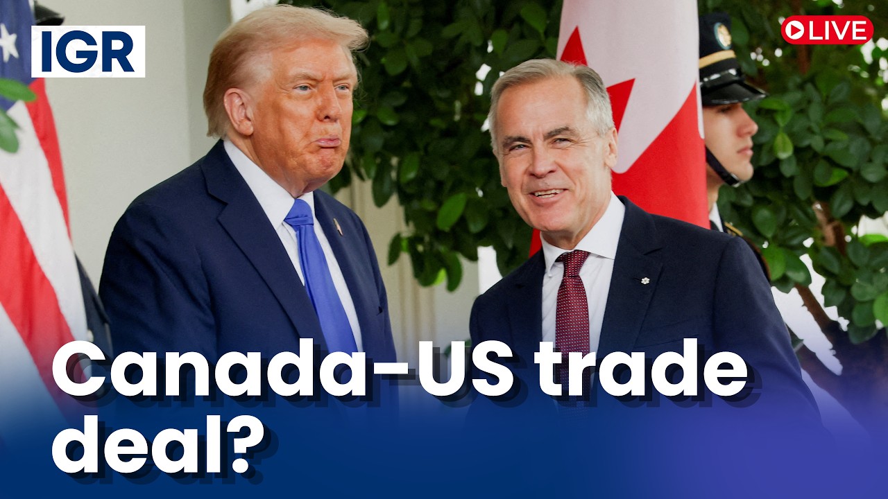 US vs Canada LIVE: Carney Signals Canada Ready for New US Trade Deal | Trade War | IGR