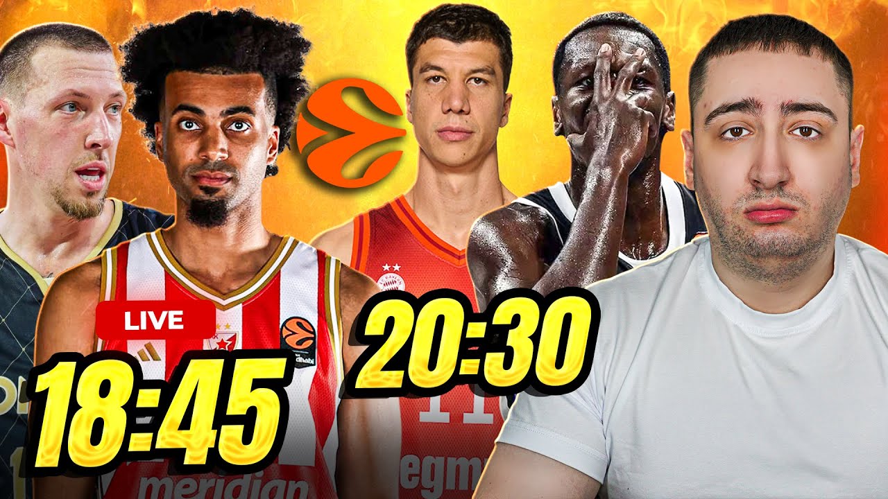 ZVEZDA vs MONACO & PARTIZAN vs BAYERN UZIVO! MOGU LI VECITI DO POBEDA? KICK STRIM U OPISU!